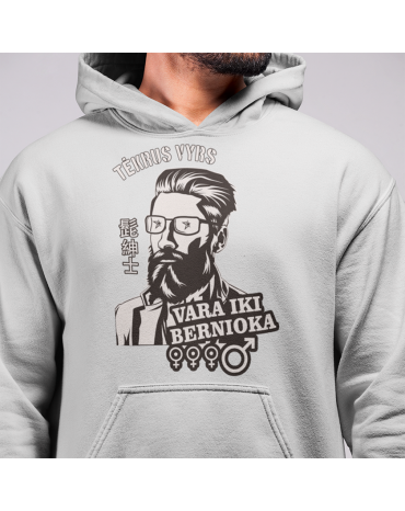 Tėkrus vyrs vara iki bernioka