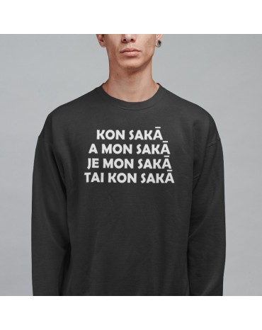Džemperis su užrašu "Kon...