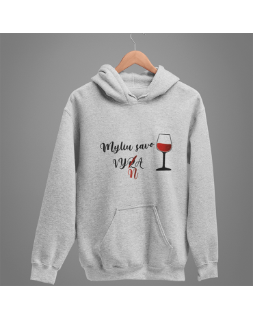 Džemperis su užrašu "Myliu...