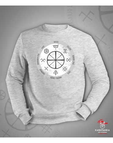 Džemperis su užrašu "Baltų...