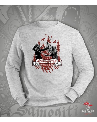 Džemperis su užrašu "Kariai...