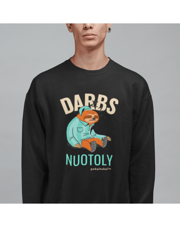 Džemperis su užrašu "Darbs...