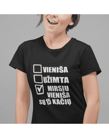 Marškinėliai su užrašu...