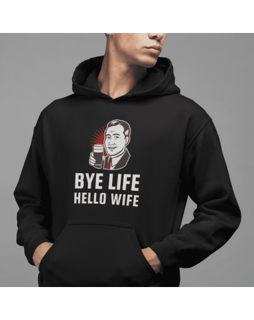 Džemperis su užrašu "Bye...