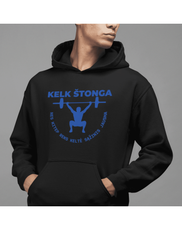 Džemperis su užrašu "Kelk...