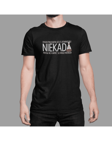 Marškinėliai su užrašu...