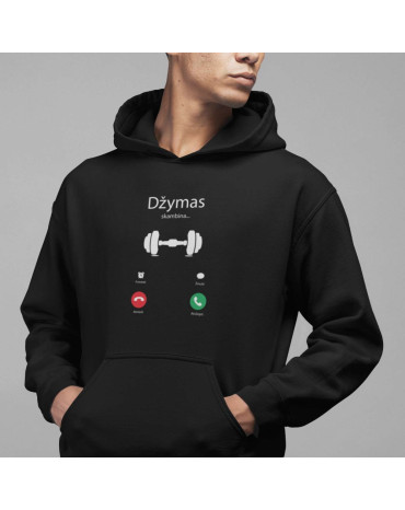 Džemperis su užrašu "Džymas...