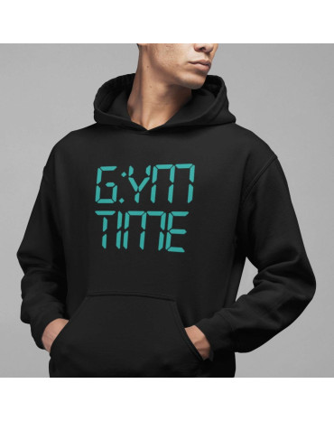 Džemperis su užrašu "Gym time"