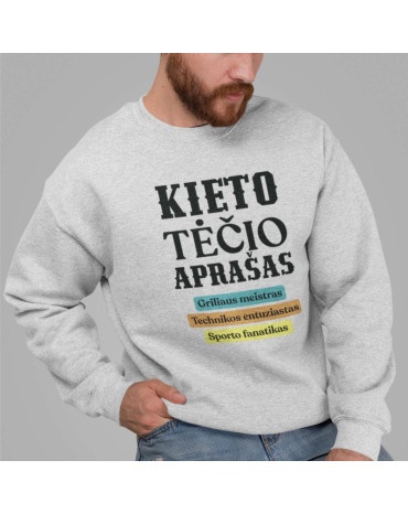 Džemperis su užrašu "Kieto...