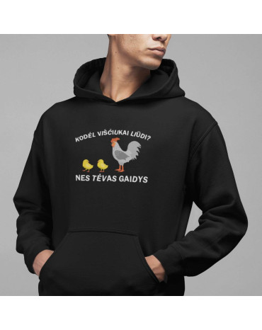 Džemperis su užrašu "Kodėl...