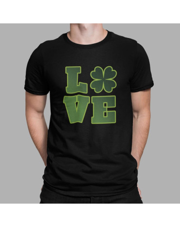 Marškinėliai su užrašu "Love"