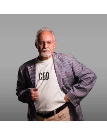 Marškinėliai su užrašu "CEO"