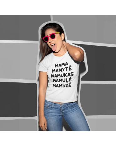 Marškinėliai su užrašu...