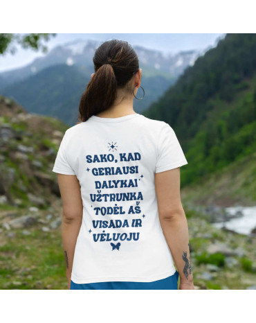 Marškinėliai su užrašu...