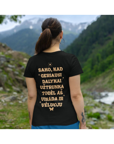 Marškinėliai su užrašu...
