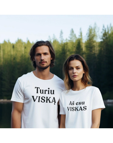 Marškinėliai su užrašu...