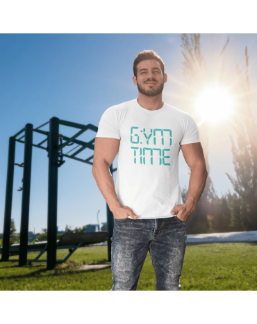 Marškinėliai su užrašu "Gym...