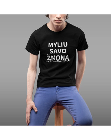 Marškinėliai su užrašu...