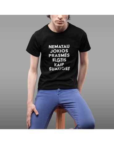 Marškinėliai su užrašu...