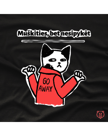 Marškinėliai su užrašu...