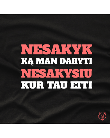 Marškinėliai su užrašu...