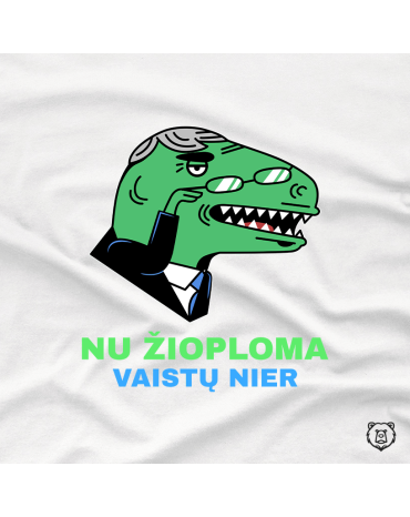 Marškinėliai su užrašu "Nu...