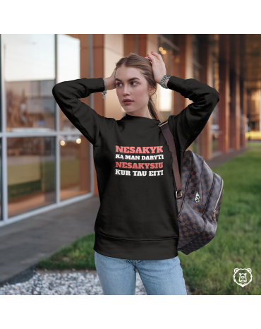 Džemperis su užrašu...