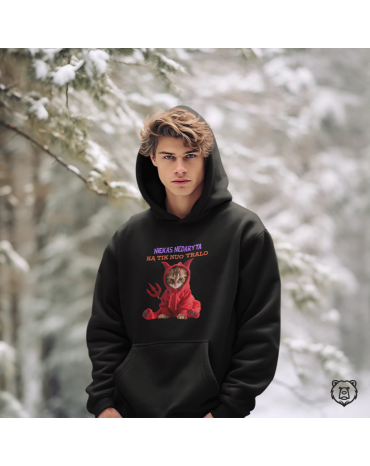 Džemperis su užrašu "Nieks...