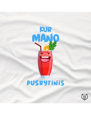 Džemperis su užrašu "Kur...