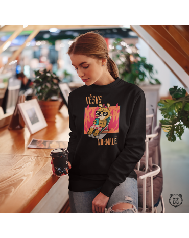 Džemperis su užrašu "Vėsks...