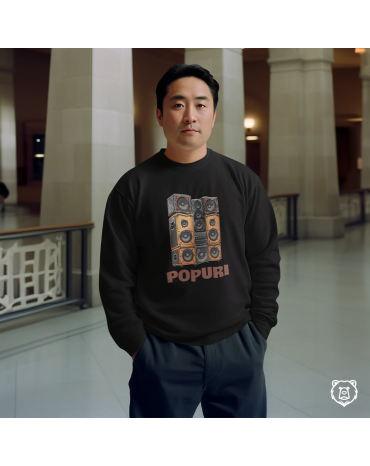 Džemperis su užrašu "Popuri"
