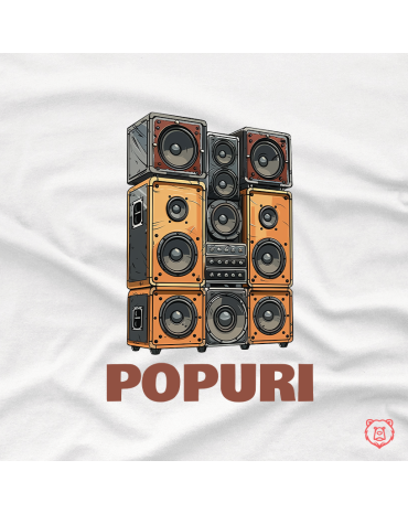 Džemperis su užrašu "Popuri"