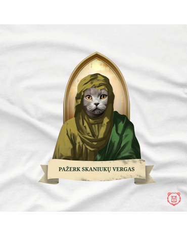 Džemperis su užrašu "Pažerk...