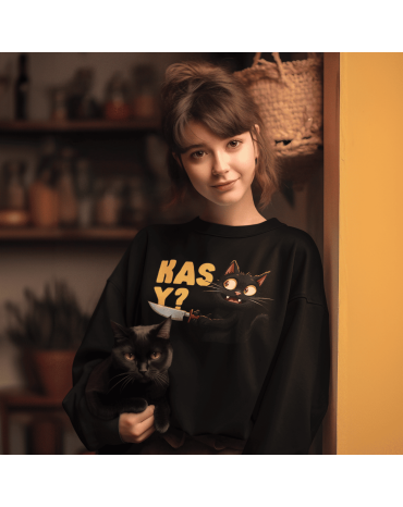 Džemperis su užrašu "Kas Y"