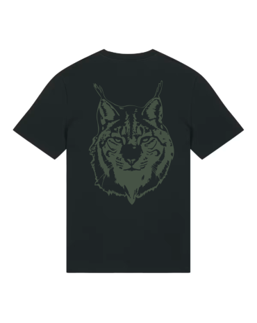 Marškinėliai su užrašu "Lūšis"