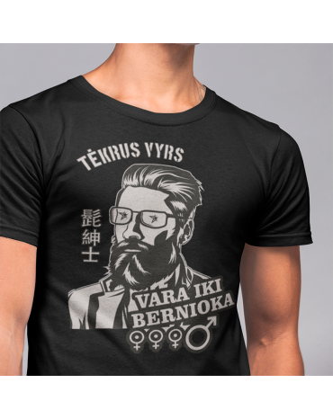 Tėkrus vyrs vara iki bernioka