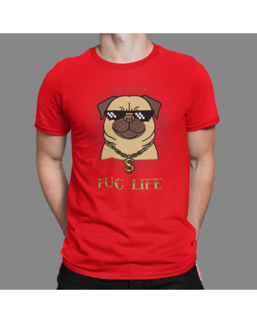 Marškinėliai su užrašu "Pug...